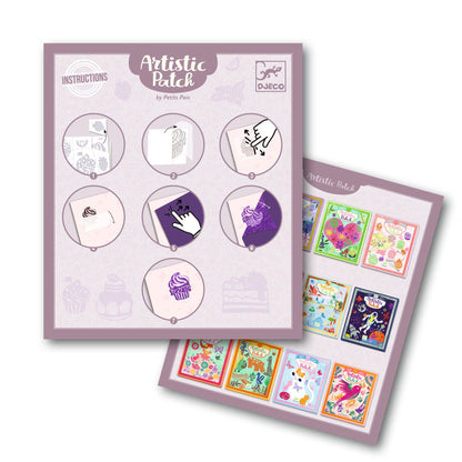 Djeco Artistic Patch Glitter - Sweets