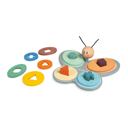 Janod Sweet Cocoon Butterfly Shape Sorter