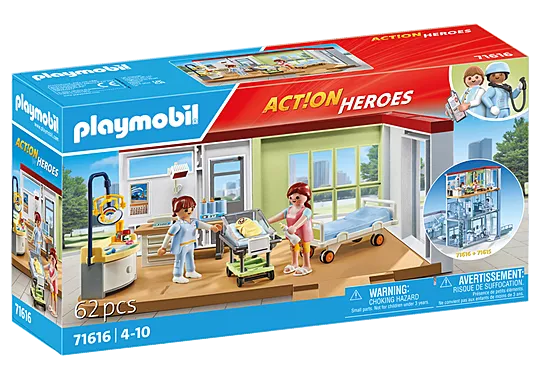 Playmobil 71616 Action Heroes: Maternity Ward