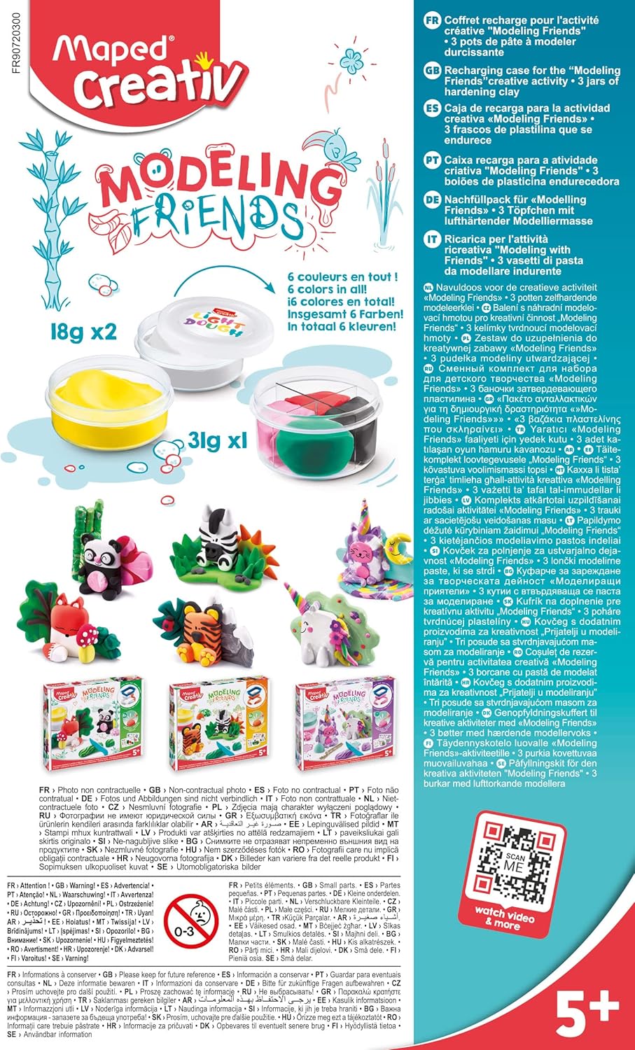 Maped Creativ Modelling Friends Refill
