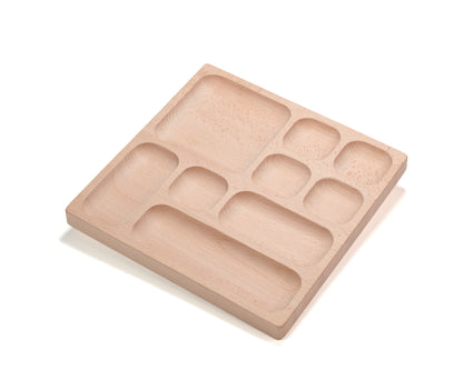 Yellow Door Natural Tinker Tray (9 section)