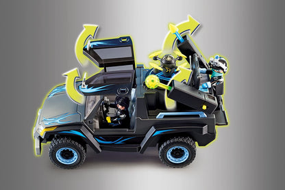 Playmobil 9254 Top Agents Dr. Drone's Pickup with Firing Weapons (D)