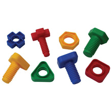BigJigs Educational Pairing Bolts and Nuts 128pcs