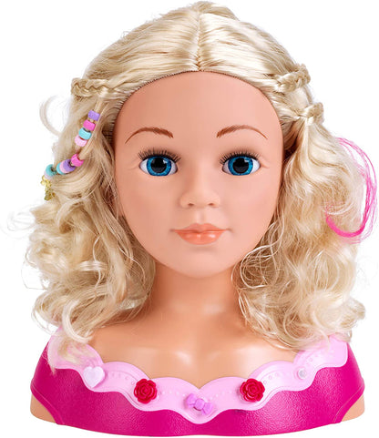 Klein Princess Coralie Make up and hairstyling head "Emma"