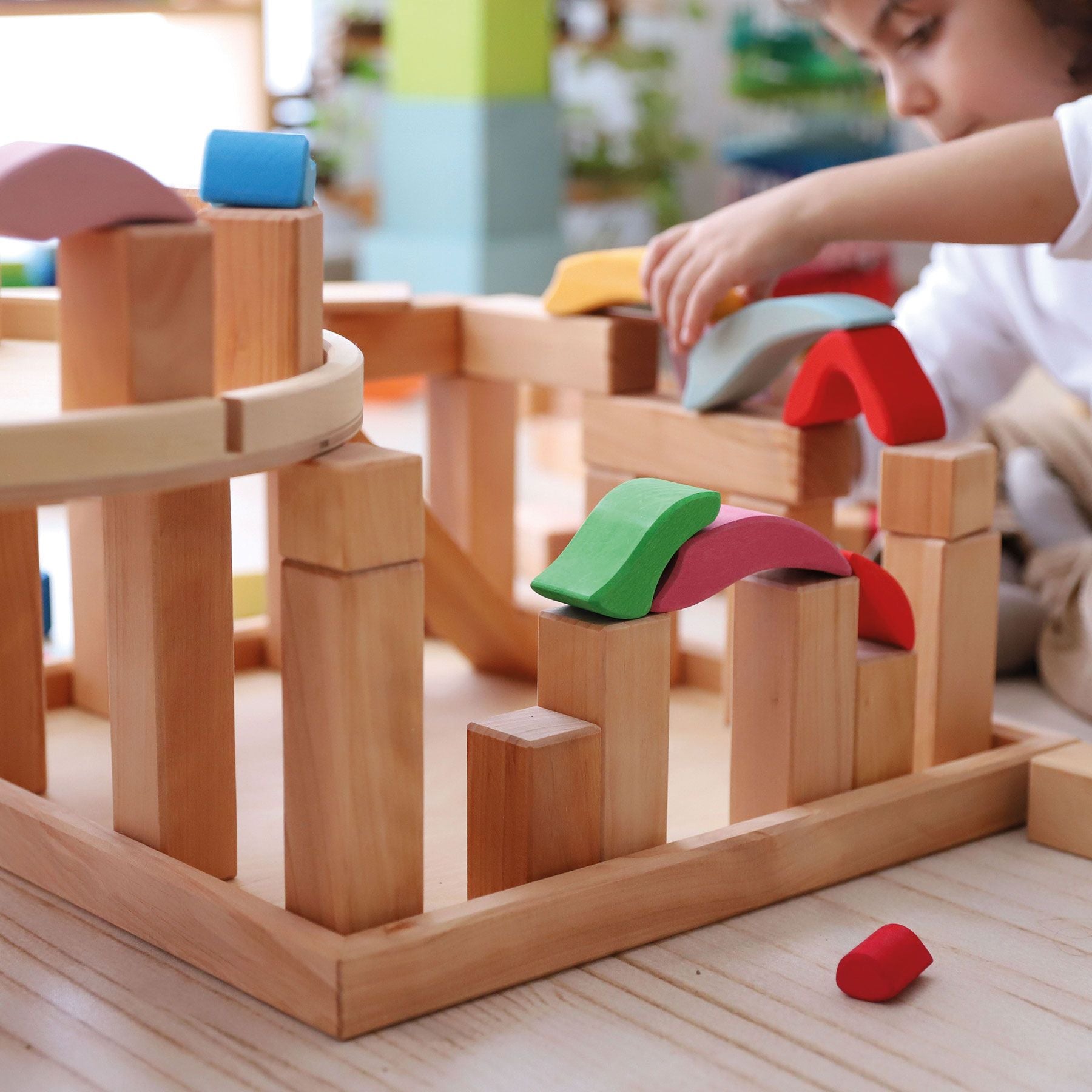 Grimms Large Natural Stepped Pyramid