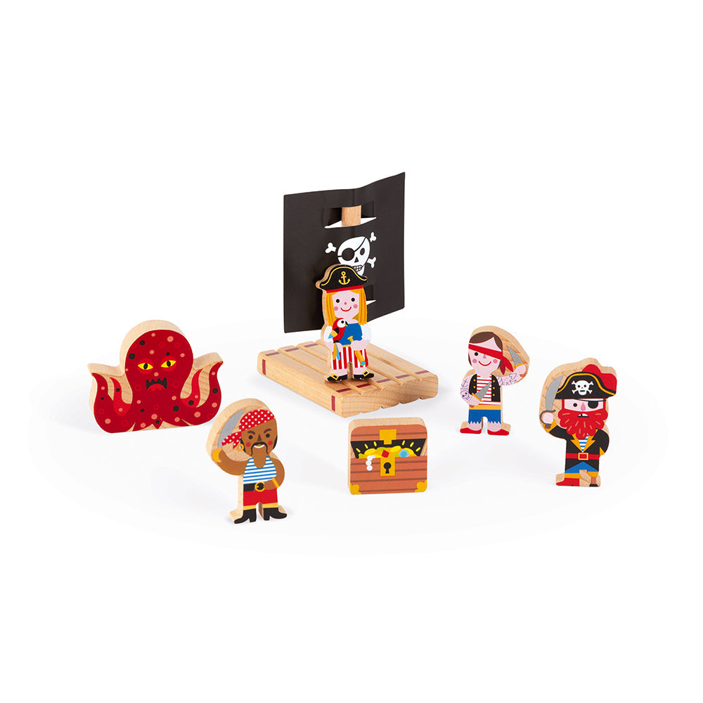 Janod Story Pirate Ship (D)