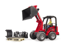 Bruder Compact Loader 2034 With Figure And Accessories