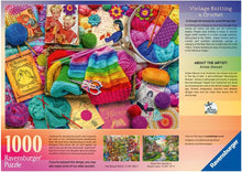 Ravensburger Vintage Knitting & Crochet 1000pc