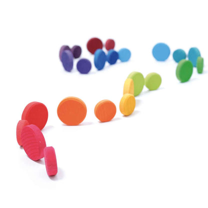 Grimms Wooden Rainbow Coins