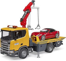 Bruder Scania Super 560R Tow Truck W/Bruder Roadster