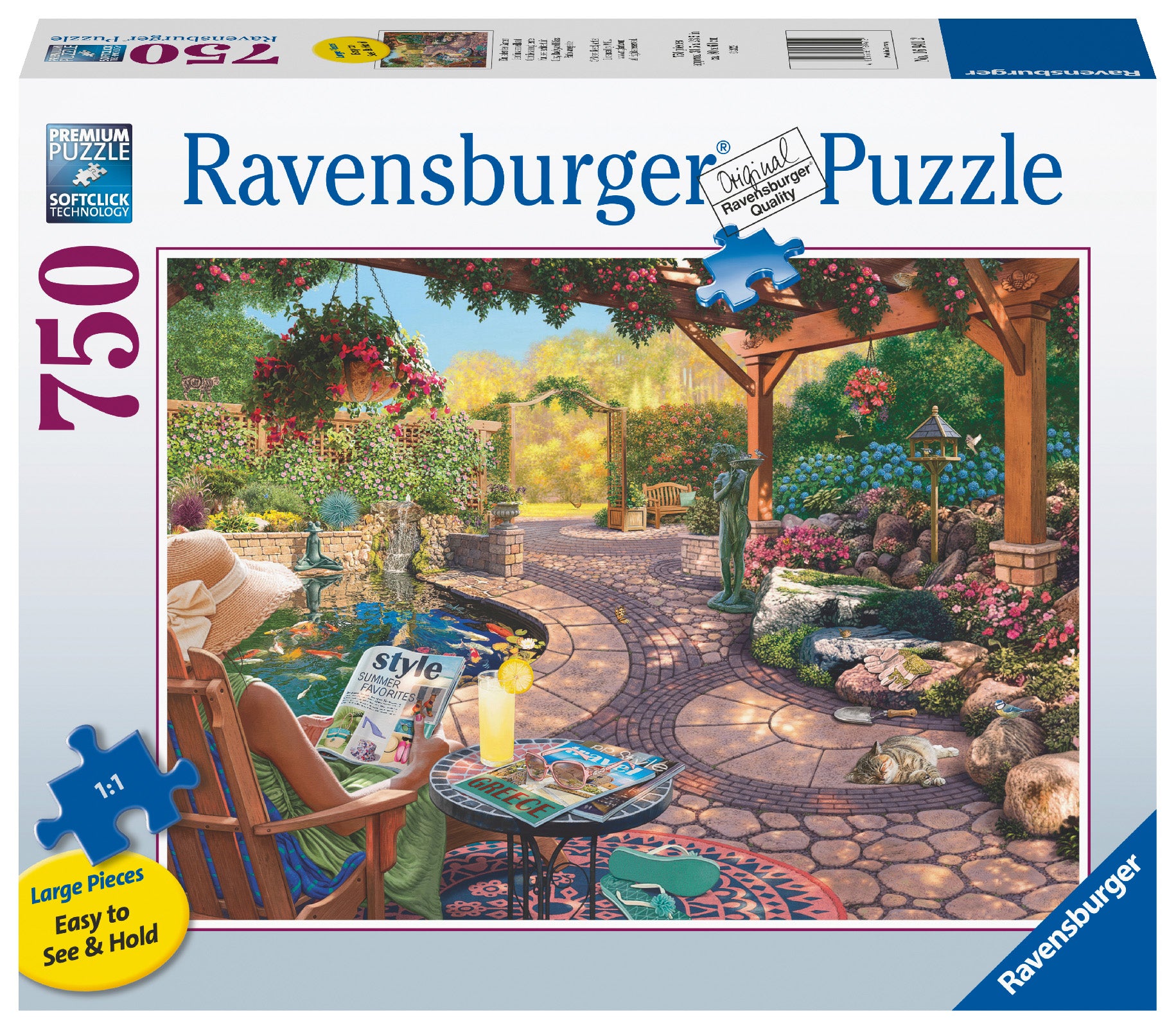 Ravensburger Cosy Backyard Bliss, Extra Large 750pc
