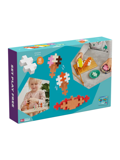 Plus Plus Learn to Build BIG Activity Food
