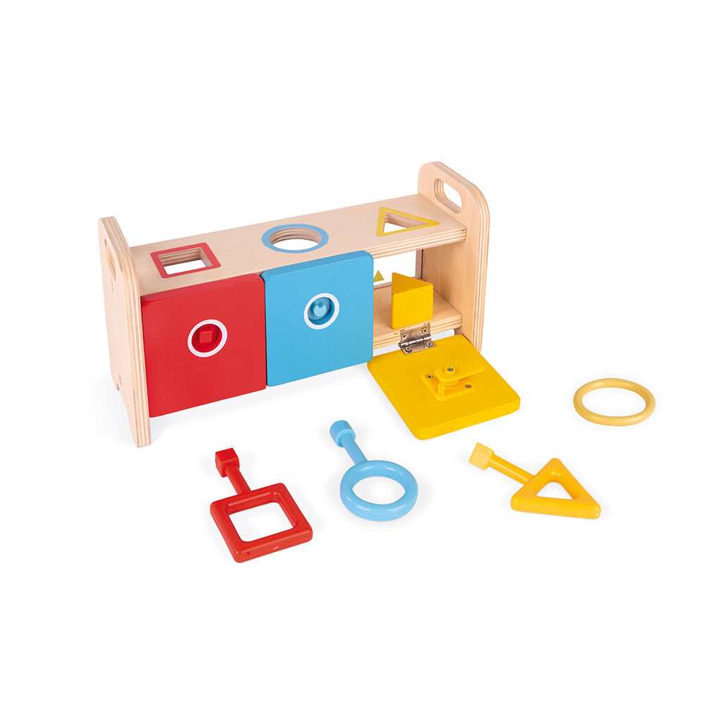 Janod Shape Sorter Box with Keys