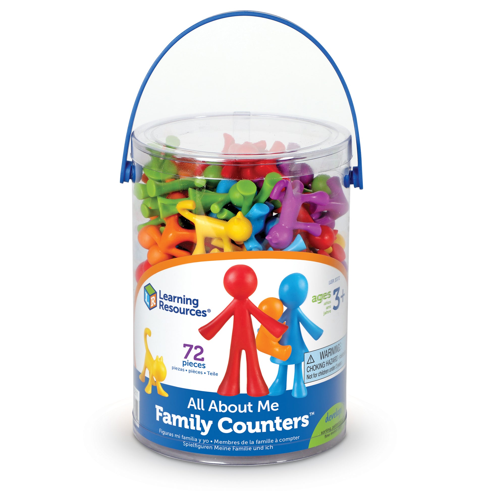 Learning Resources All About Me Family Counters 72 Pce Set