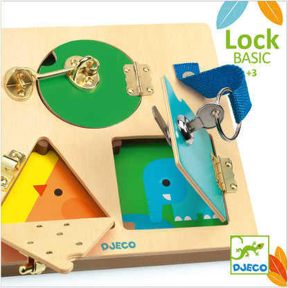 Djeco Lockbasic Wooden Skill Game