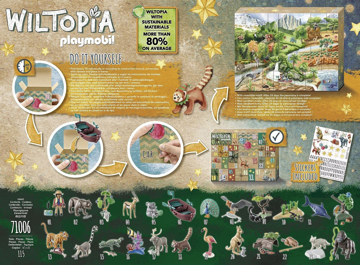 Playmobil 71006 Wiltopia Advent Calander