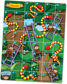 Orchard Toys Jungle Snakes & Ladders Mini Game