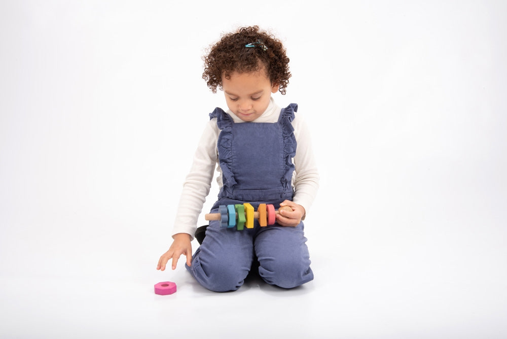 TickiT Rainbow Wooden Shape Twister