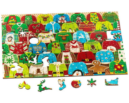 Wentworth Wooden Puzzles Gingerbread Jumpers - Maxi 250 Pieces