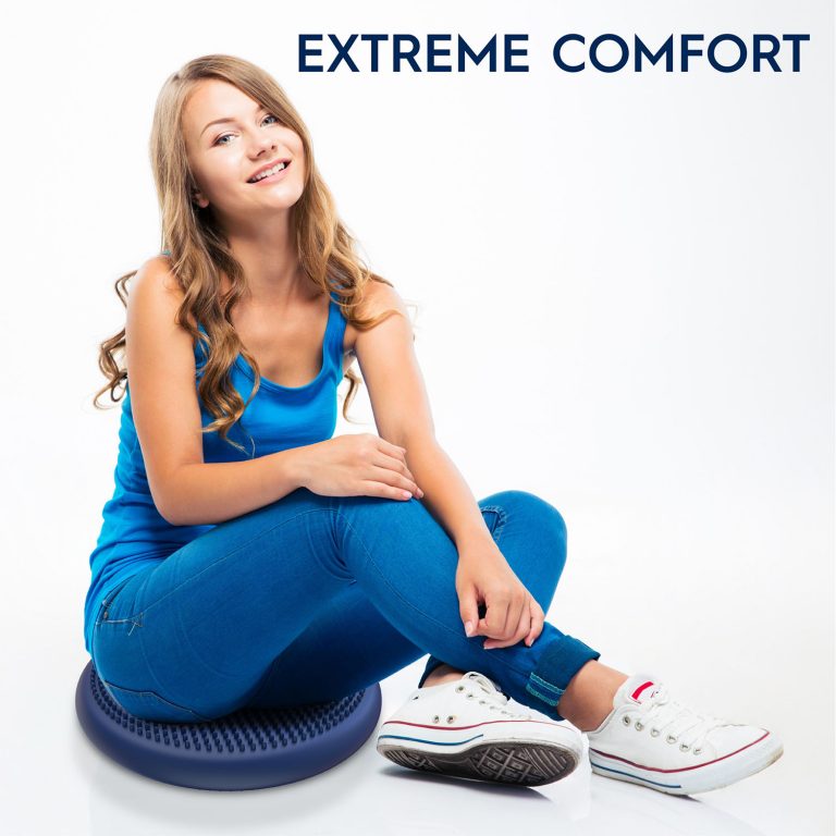 Bouncyband Wiggle Seat Big Sensory Cushion Blue
