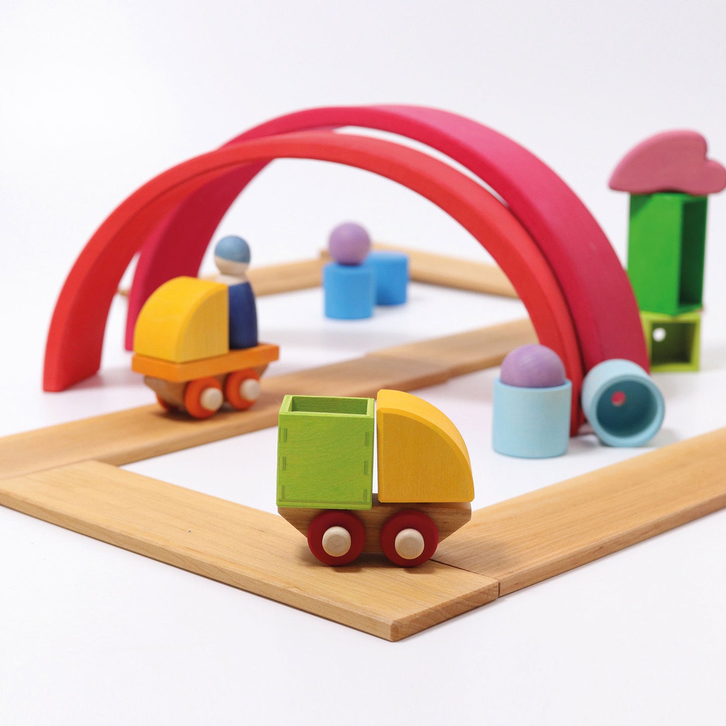 Grimms Building Set Wooden Train