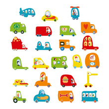 Djeco I Love Cars Create With Stickers