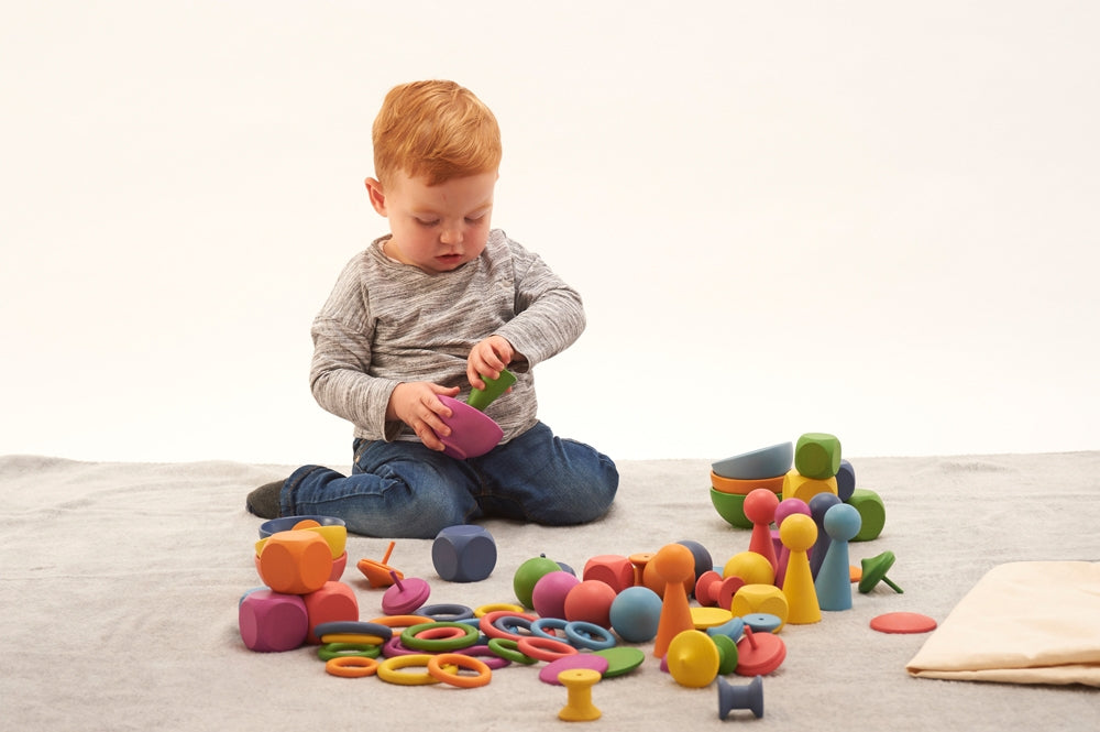TickiT Rainbow Wooden Super Set