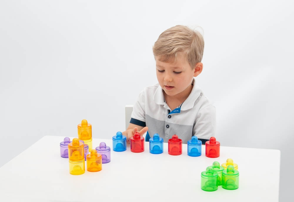 TickiT Translucent Colour Pots Set