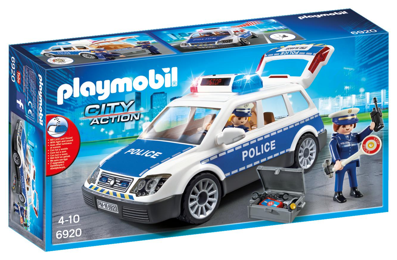 Playmobil 6920 City Action Police Squad Car with Lights and Sound