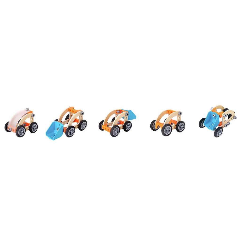 Hape Build 'n' Drive Car Set