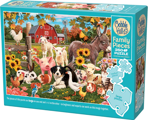 Cobble Hill Puzzles 350 Pieces Family Farm