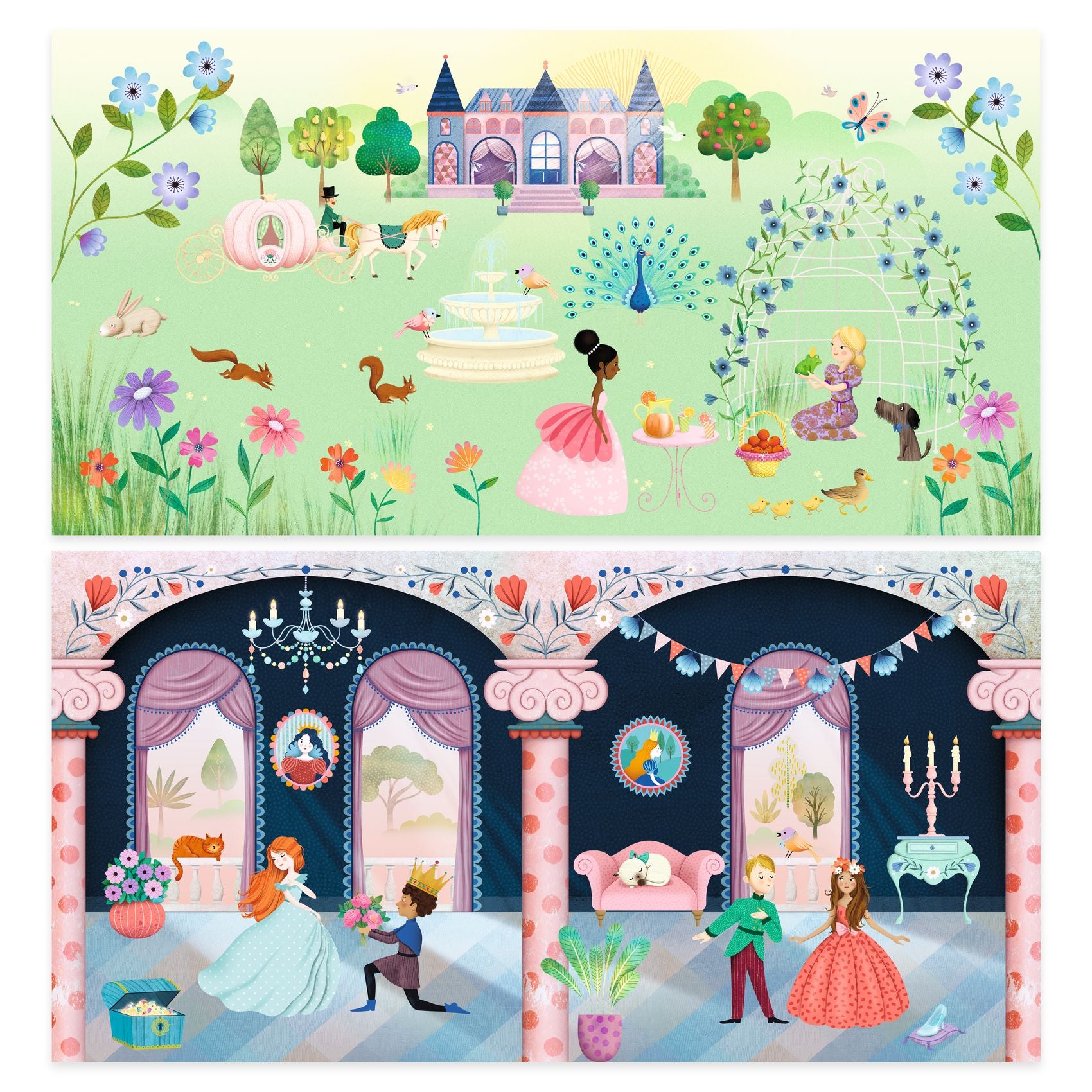 Djeco Sticker Story Life In The Castle