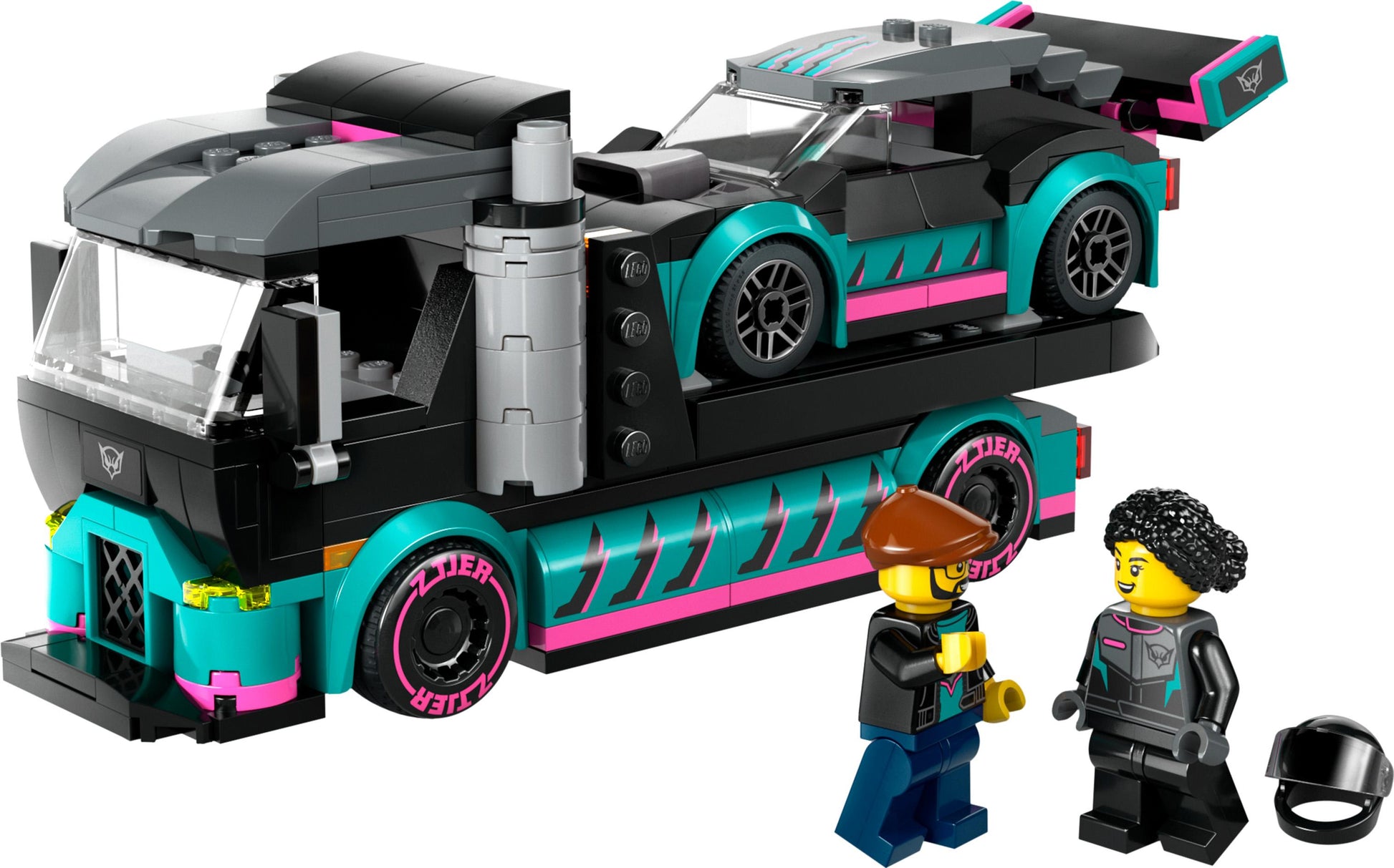 Lego City 60406 Race Car and Car Carrier Truck