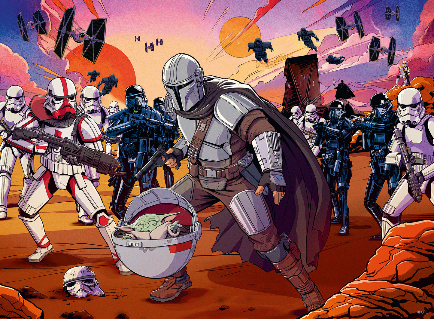 Ravensburger Mandalorian, XXL 200pc