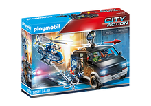 Playmobil 70575 City Action Police Helicopter Pursuit with Runaway Van