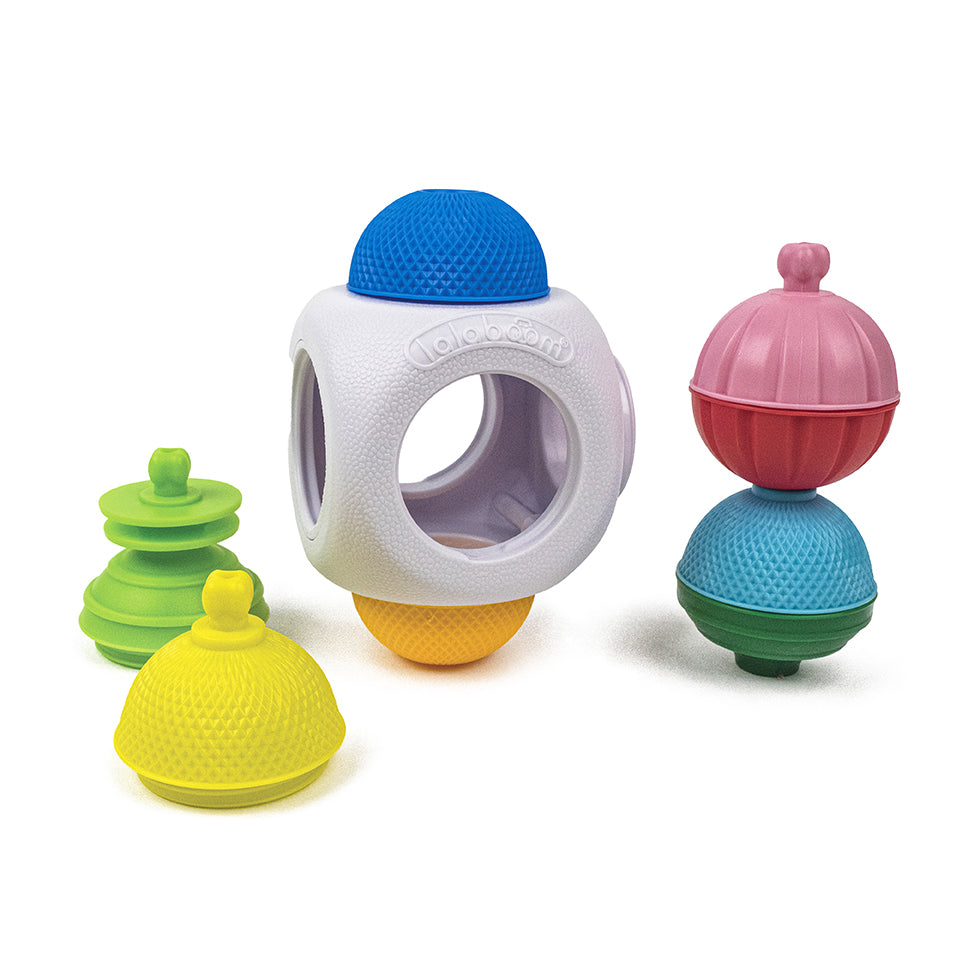 Lalaboom Mini Cube & Four Beads