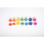 TickiT Rainbow Wooden Nuts&Bolts