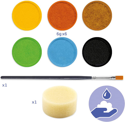 Djeco Palette 6 Colours - Nature *
