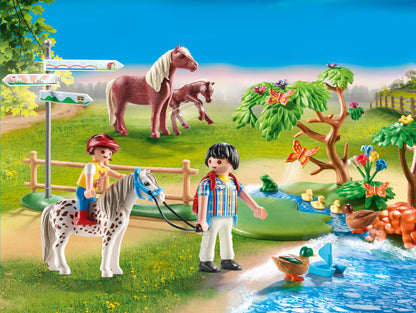 Playmobil 70512 Country Pony Farm Adventure Pony Ride