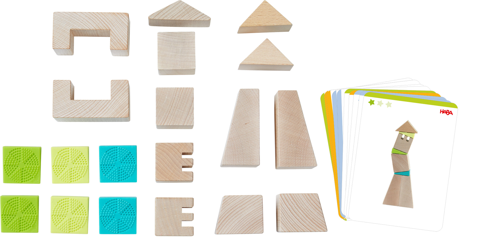 Haba 3D Arranging Set Crooked Tower Blocks
