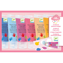 Djeco 6 Finger Paint's Tubes - Sweet
