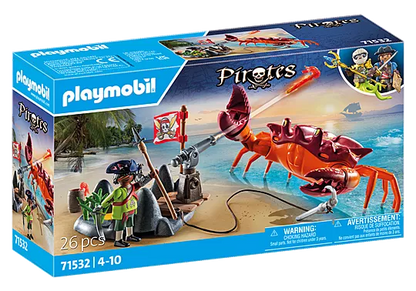 Playmobil 71532 Pirates: Battle with the Giant Crab