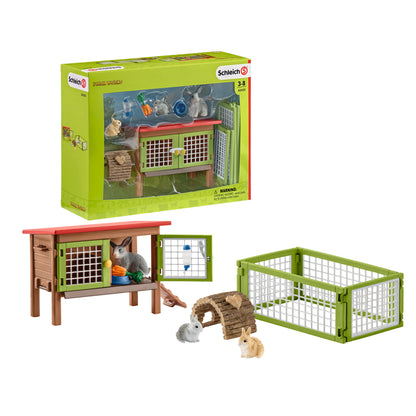 Schleich Rabbit Hutch-42420