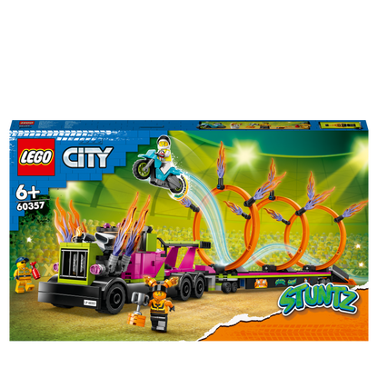 Lego City Stuntz 60357 Stunt Truck & Ring of Fire Challenge (C)