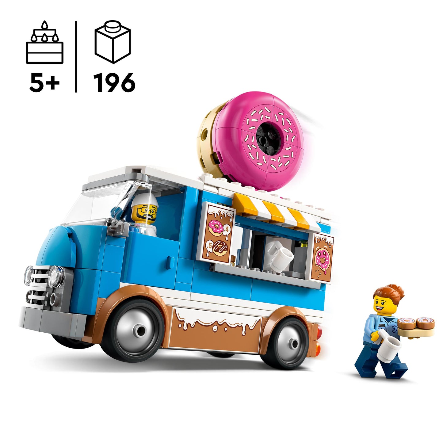 Lego City Great Vehicles 60452 Donut Truck