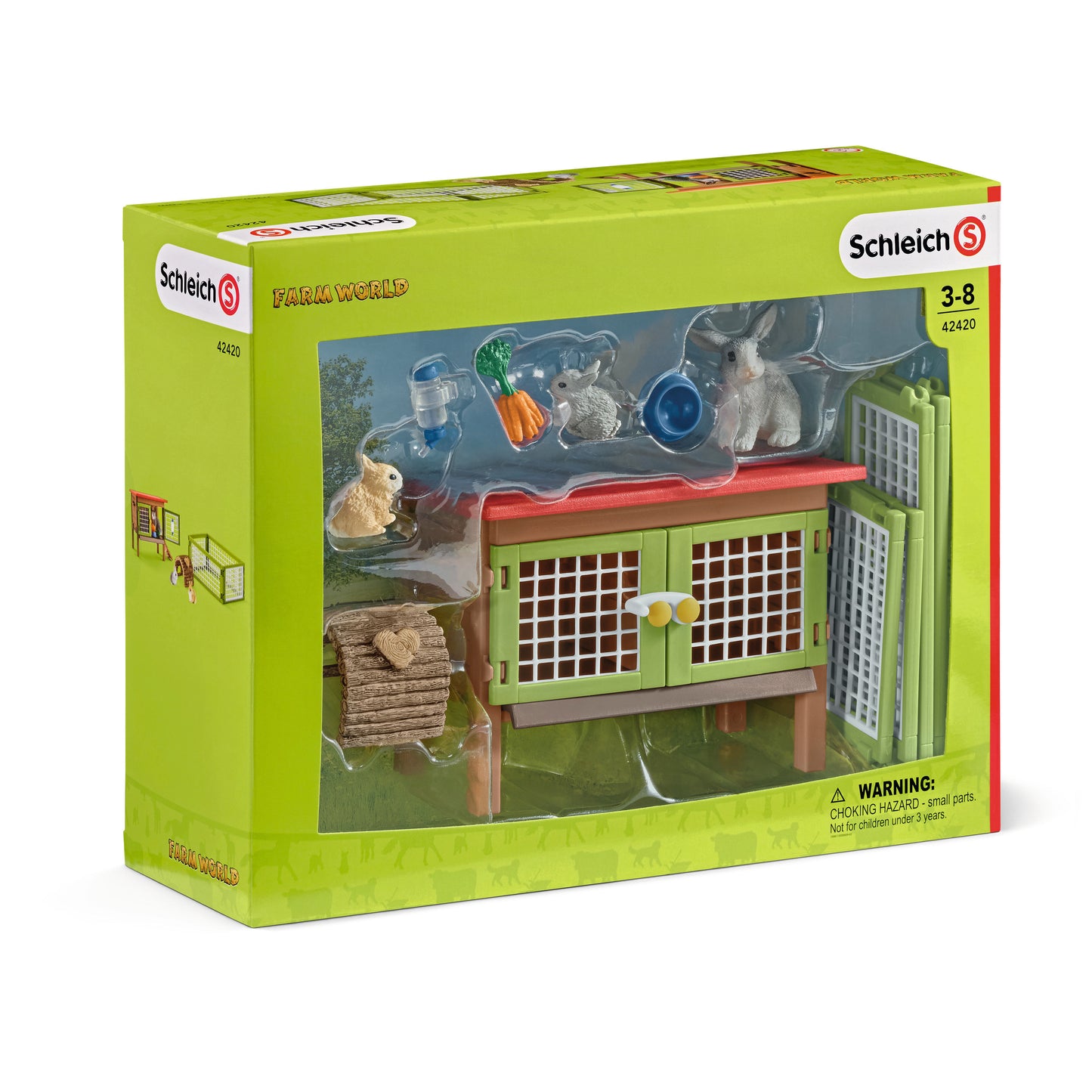 Schleich Rabbit Hutch-42420