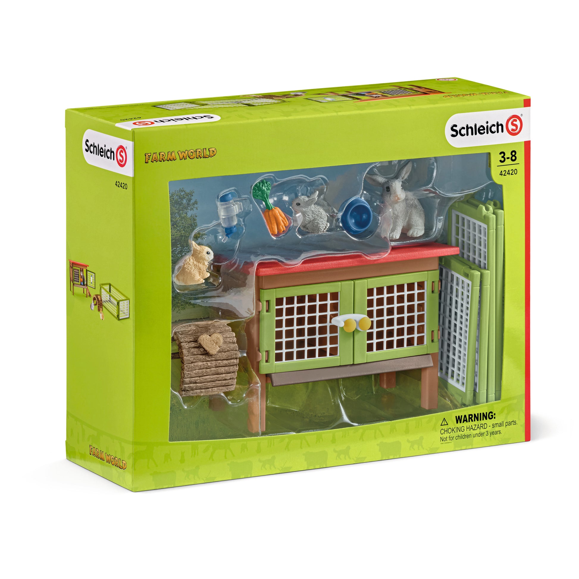 Schleich Rabbit Hutch-42420