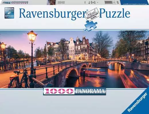 Ravensburger Evening in Amsterdam, 1000pc panoramic