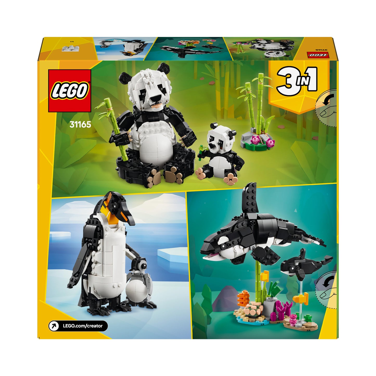 Lego Creator 31165 Wild Animals: Panda Family