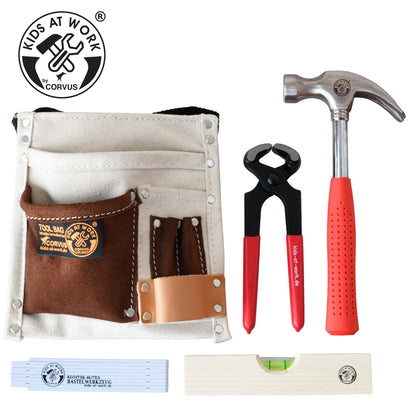 Kids At Work Tool Set Belt Cotton / Leather 01